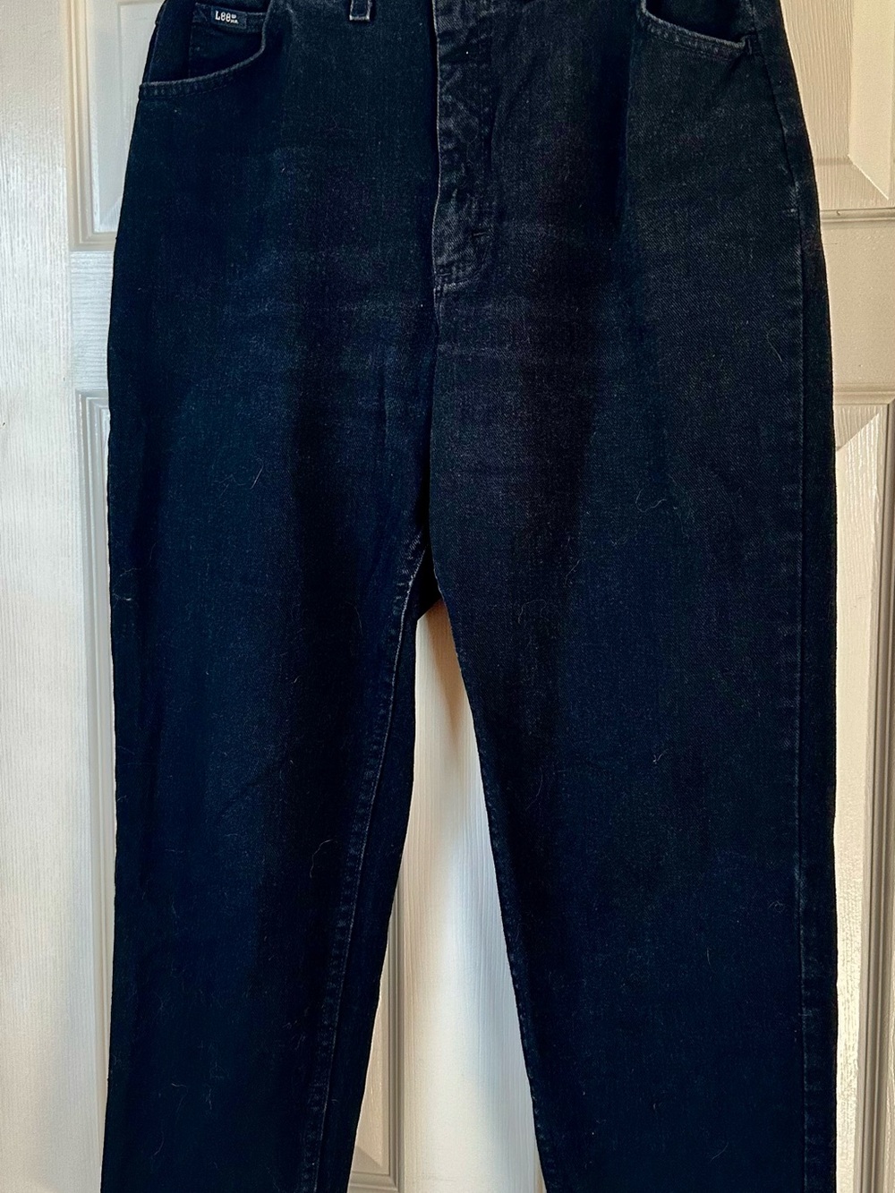 Lee Women’s Straight-Leg Jeans in Black Denim